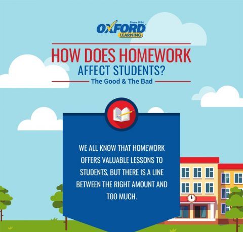 How Homework Affects Students Infographic